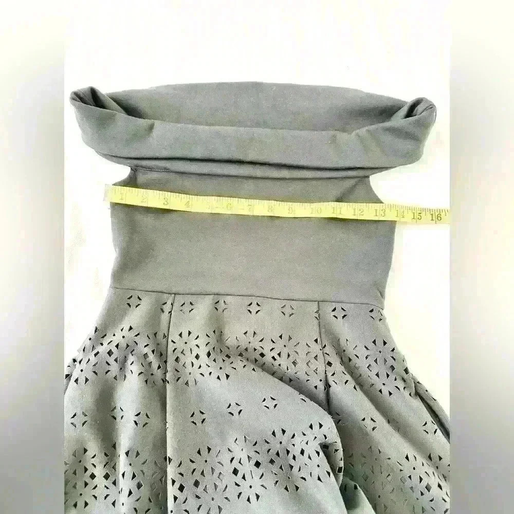 Banana Republic Black Off The Shoulder Midi Dress Size 2 Petite - Picture 8 of 12